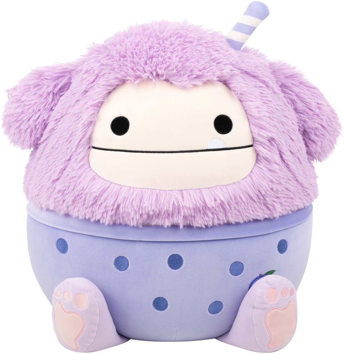 Jazwares Squishmallows Kuscheltier Plüsch – Dilka der Boba Lavendel Bigfoot – 40 cm