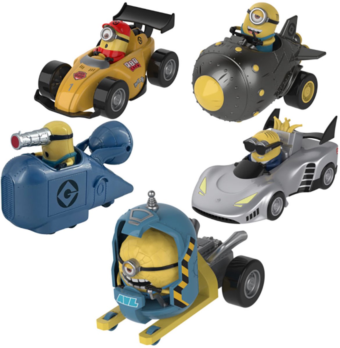 Bandai Minions verschiedene Figuren gelb