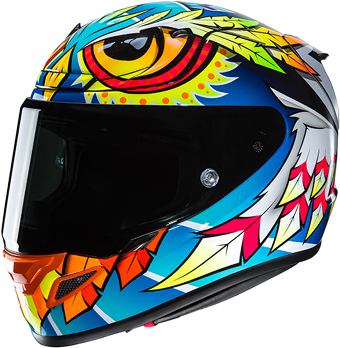 HJC Rpha 12 Spasso Blau Weiß Integralhelm – Größe L – Helm