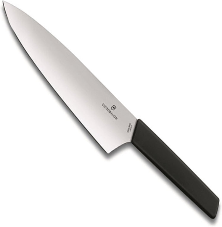 Victorinox Schweizer modernes Kochmesser – 20 cm – Edelstahl PP-Kunststoff – schwarz