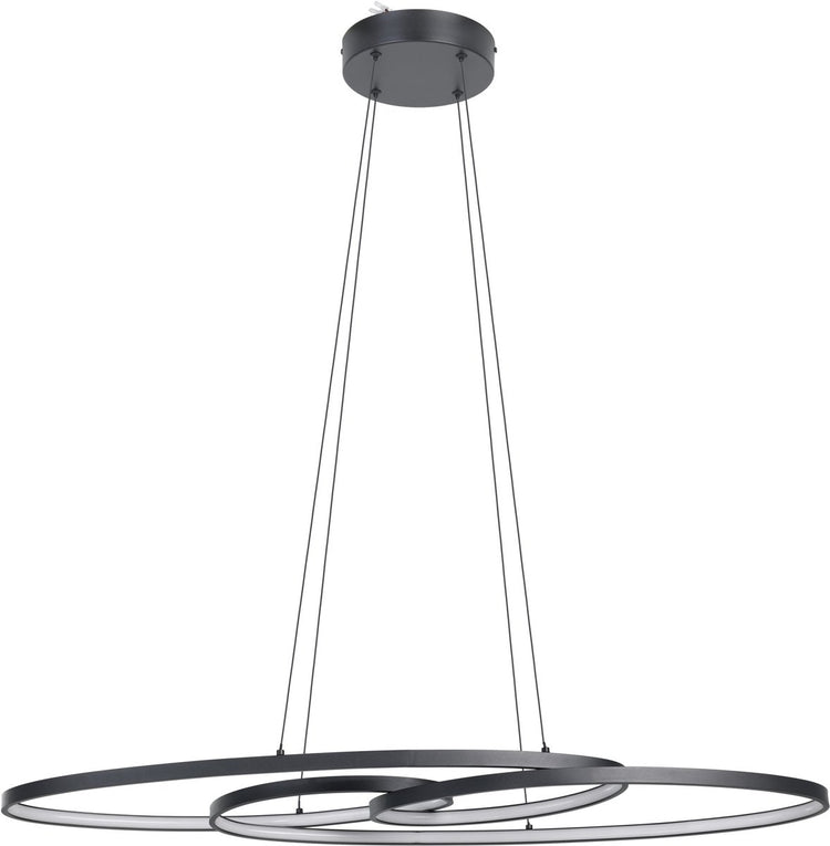 Eglo Gianella Hängelampe - LED - Aluminium|Stahl|Kunststoff - Schwarz|Weiß