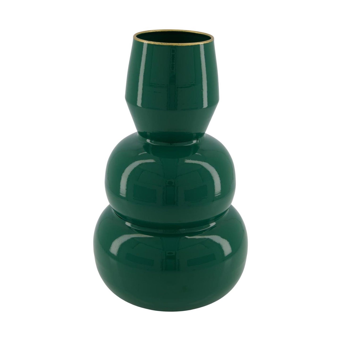 Dijk Natural Collections Vase Metall grün ø16,8xh28,5cm