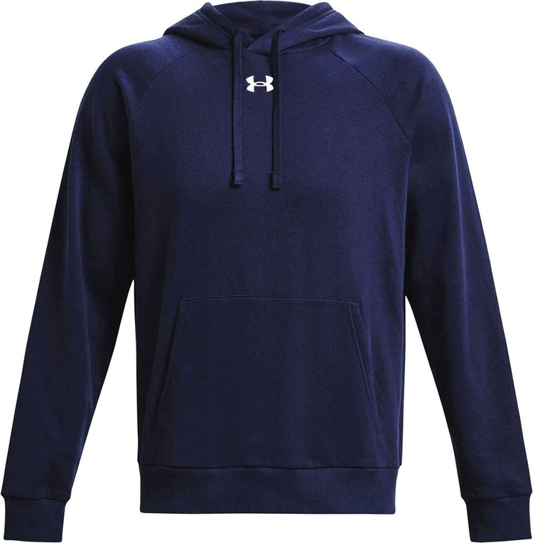 Under Armour UA Rival Fleece Hoodie Herren Sportpullover – Marine – Weiß