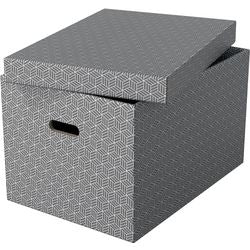 Aufbewahrungsbox Esselte 628287 groß 55 l grau