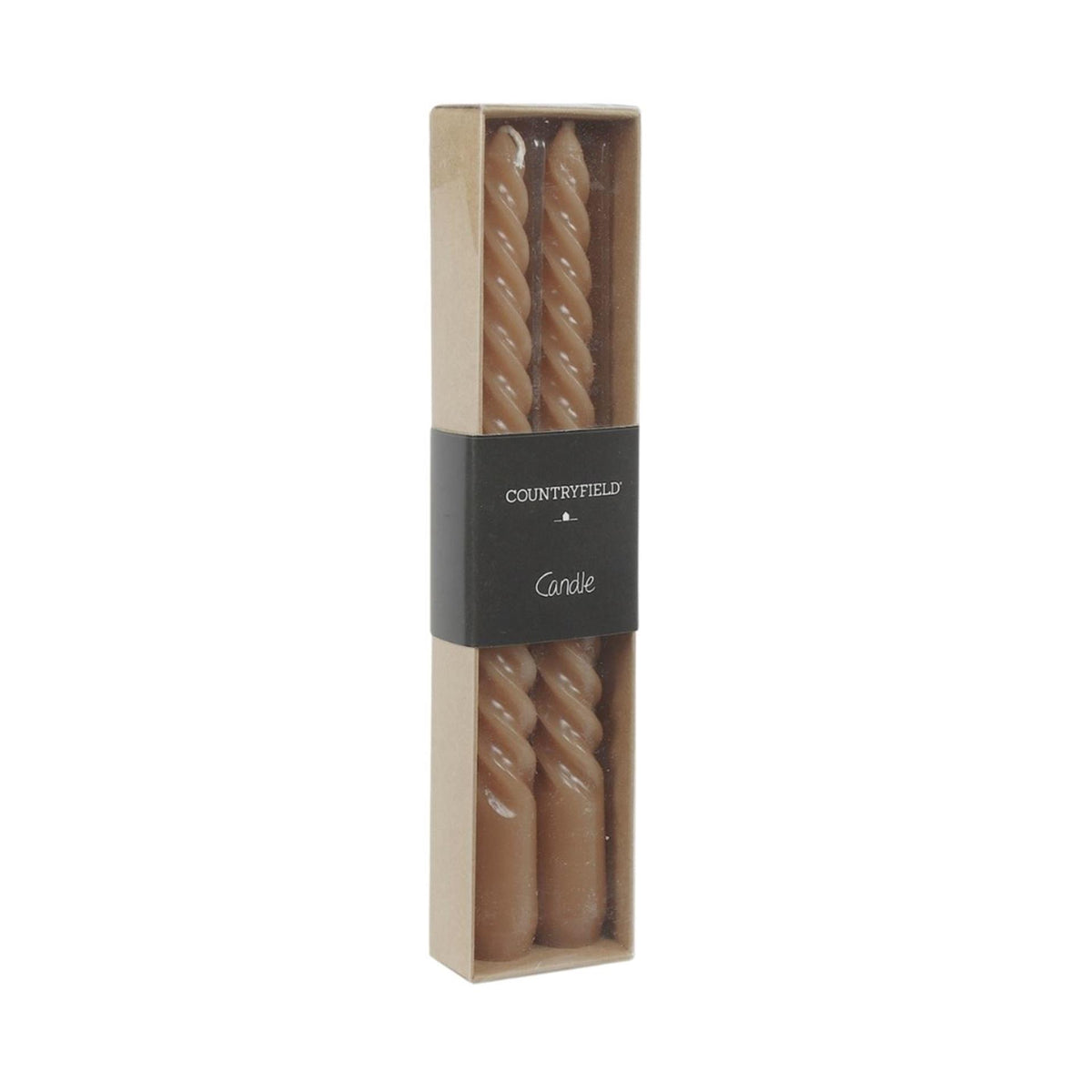Countryfield Tafelkerzen Twirly Beige