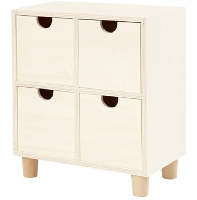 Creativ Company Kommode, H: 23 cm, T: 11,5 cm, B: 20 cm, 1 Stück