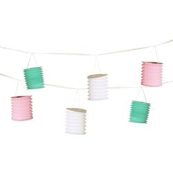 Girlande Papstar Laterne Pastell360 cm mehrfarbig