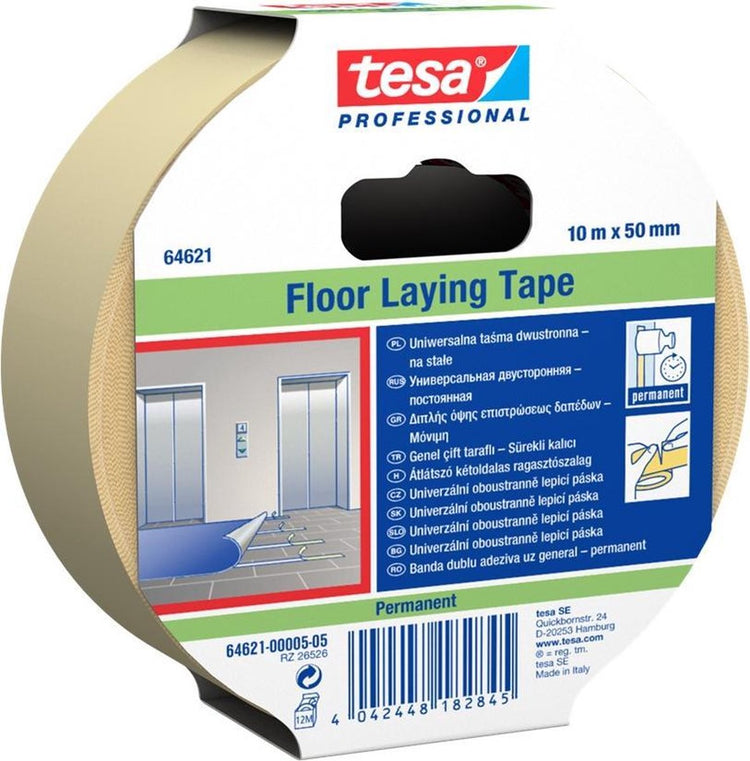 Tesa Professional 1075579 - 64621 Folienmontageband 25m x 50mm | 6 Stück