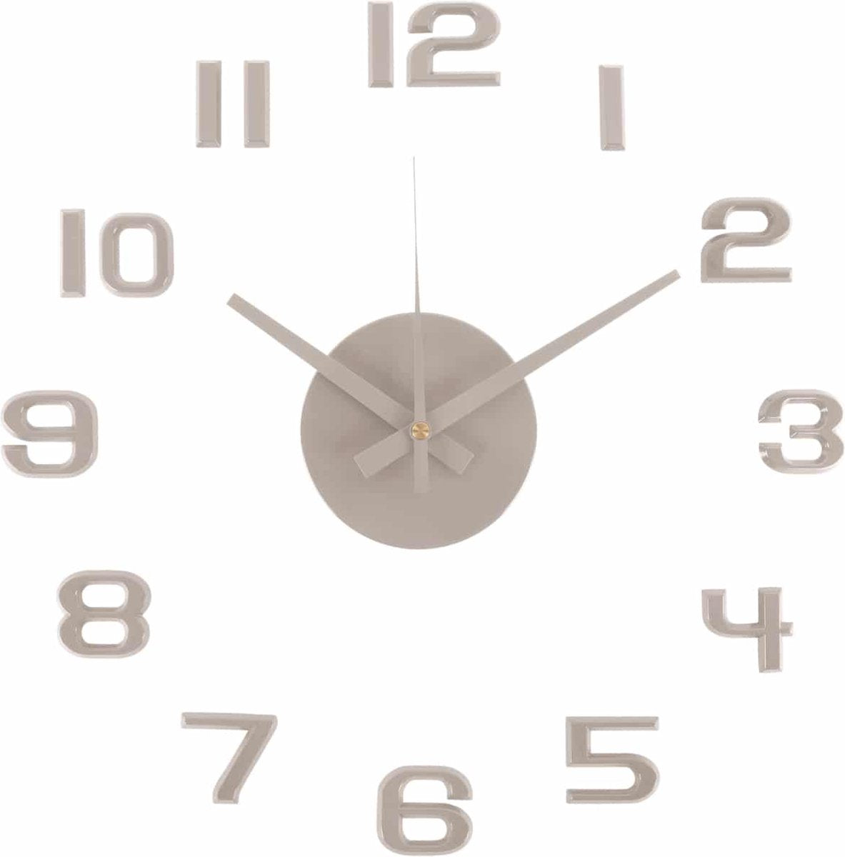 Karlsson Wanduhr DIY Sonnenuntergangszahlen – grau – ø35cm – skandinavische Wanduhr
