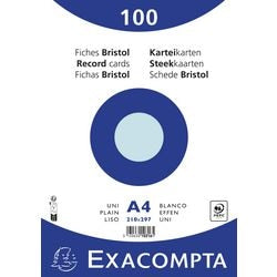 Karteikarten Exacompta 10316e Himmelblaues Papier