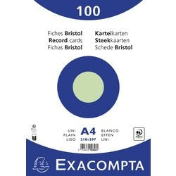 Karteikarten Exacompta 10346e grünes Papier