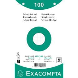 Karteikarten Exacompta 10603e, weißes Papier