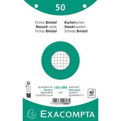 Karteikarten Exacompta 12603e, weißes Papier