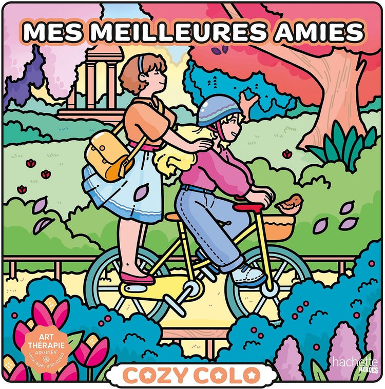 Hachette Heroes Atelier Créatif Autres Lizenzen Cozy Colo Cozy Colo – Mes Meilleures Amies Meine besten Freunde – Hachette – Malbuch für Erwachsene und Kinder
