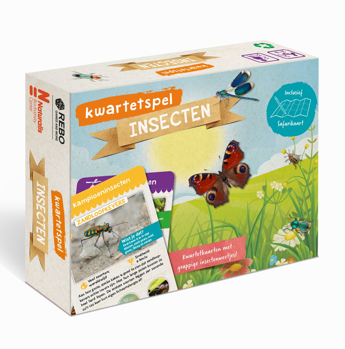 Rebo Publishers Quartettspiel Insekten neu