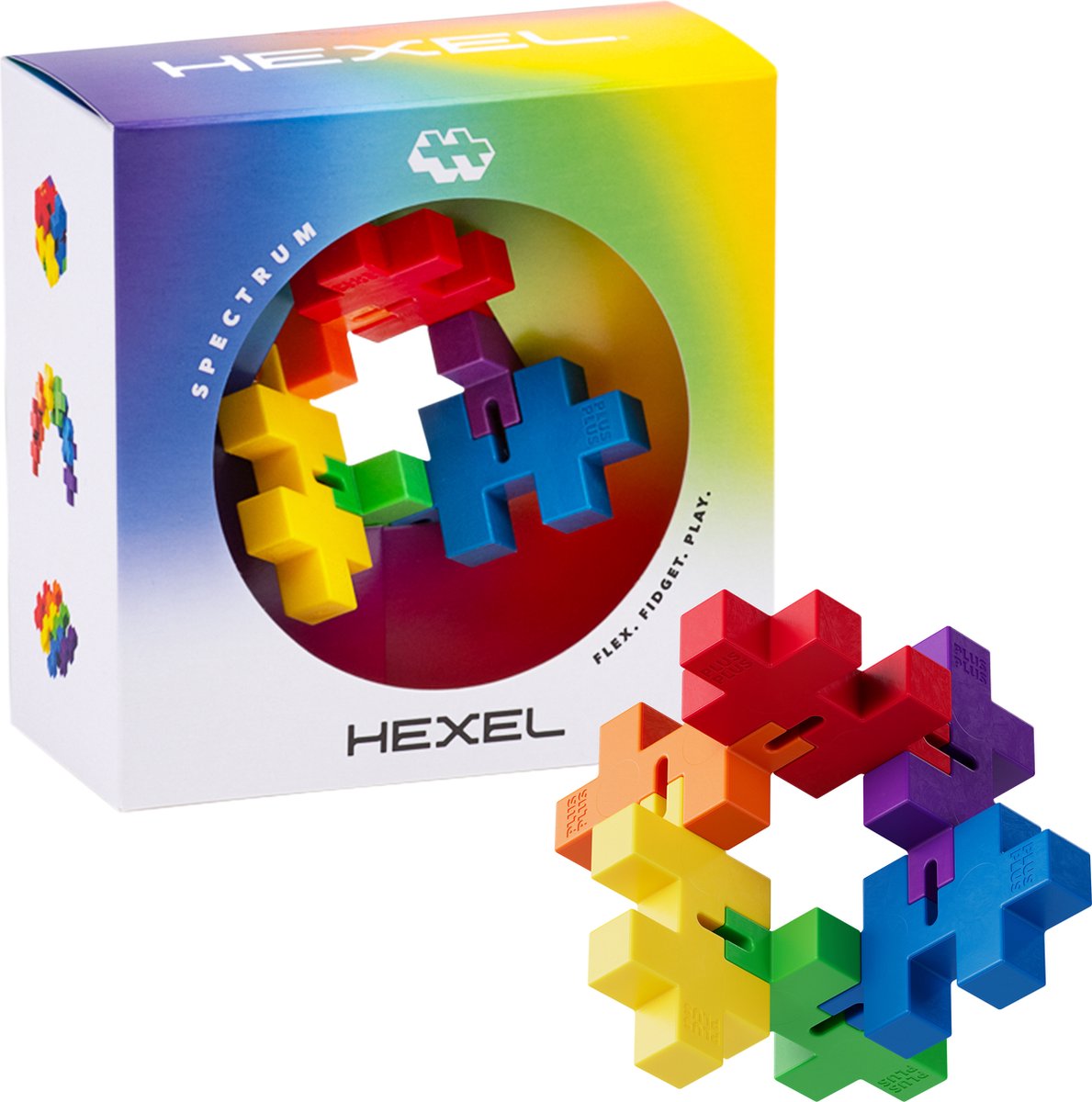 Plus Plus Hexel Spektrum Plus-Plus: 6 Stück (3485)