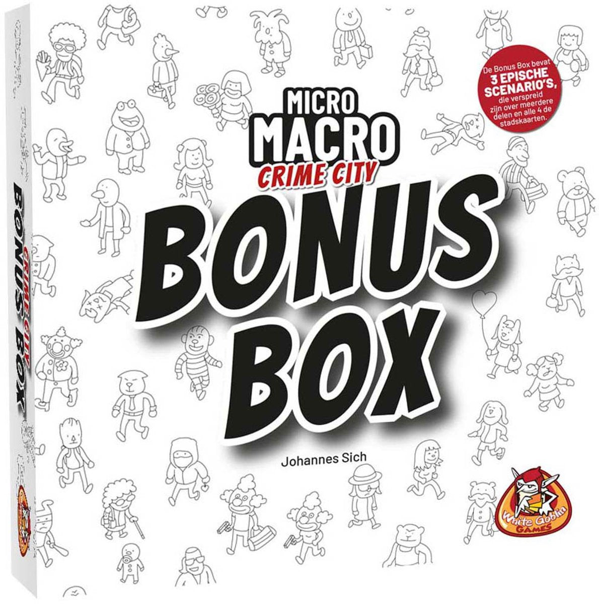 White Goblin Games Micromacro – Crime City Bonusbox – Brettspiel