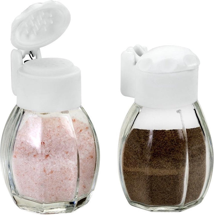 Metaltex - Salz- und Pfefferset - 40 ml - Glas - transparent - 2-teilig