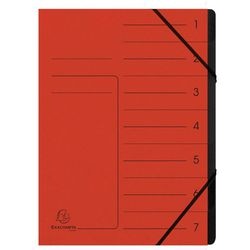 Sortiermappe Exacompta 540705e A4 rot