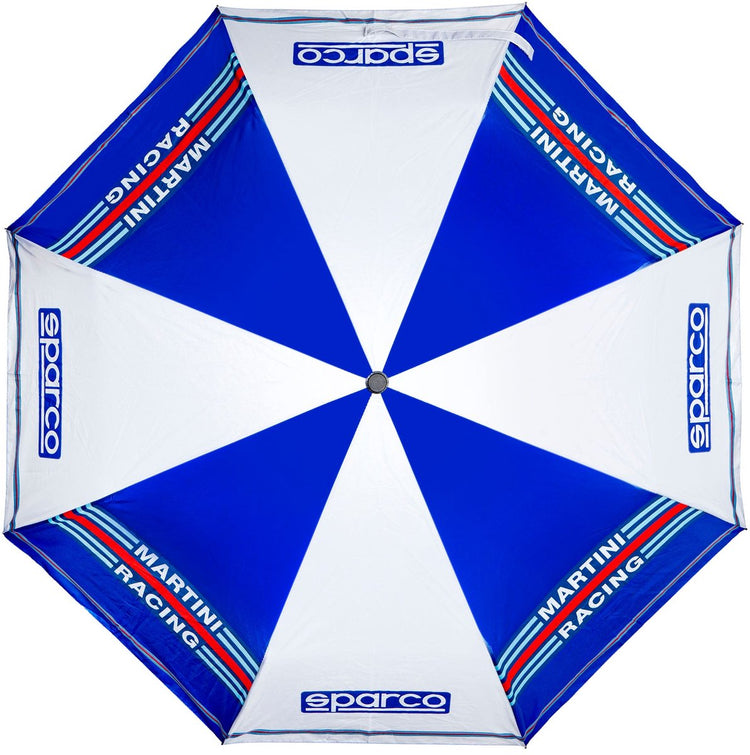 Sparco Martini Racing Faltschirm Martini Racing Regenschirm – Schwarz – Marineblau – Größe Einheitsgröße