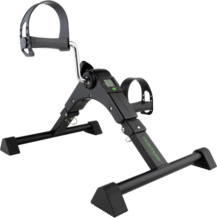 Tunturi Minibike Stuhlfahrrad – Heimtrainer – Minifahrrad mit einstellbarem Widerstand – Fahrradtrainer magnetisch gebremst – Schreibtischfahrrad – Schwarz