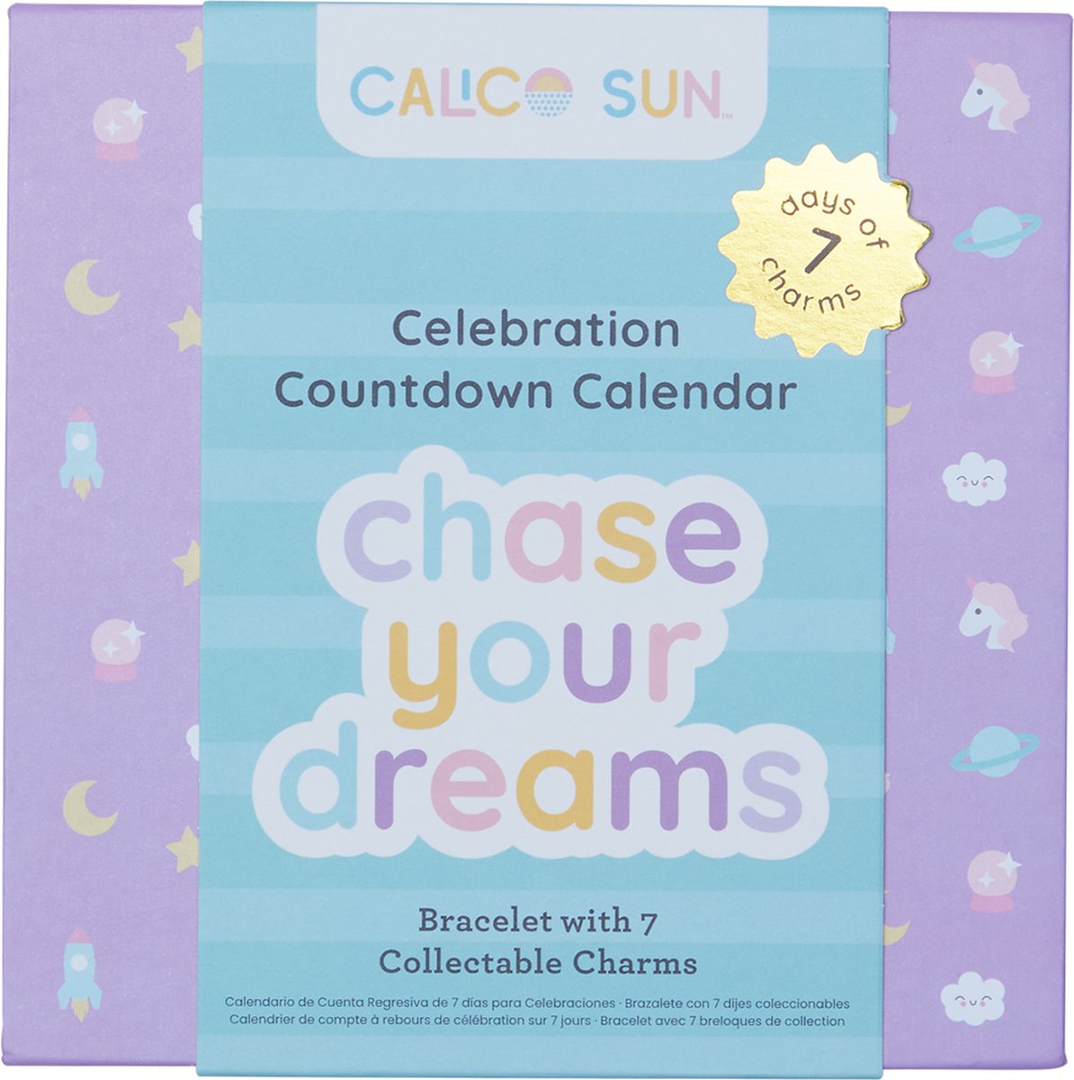 Calico-Sonnen-Countdown-Kalender, folgen Sie Ihrem Traum