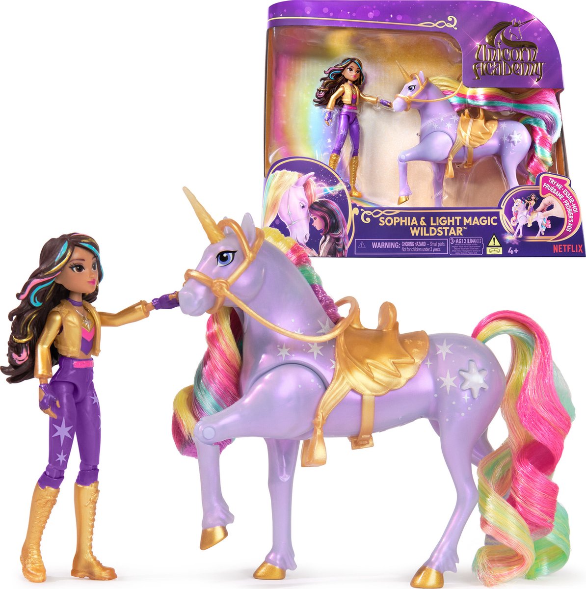 Unicorn Academy Pop Sophia Unicorn Wildstar (mit Licht)