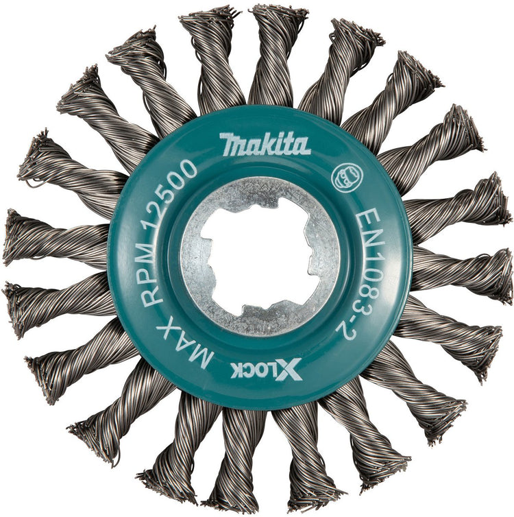 Makita Zubehör Rundbürste 115 mm X-Lock Stahl – D-73405 D-73405