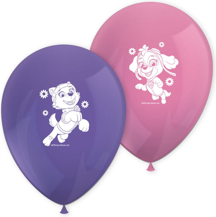 Procos Vegaoo – 8 Paw Patrol Luftballons Skye und Everest