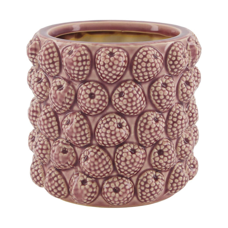 Dijk Natural Collections Blumentopf Himbeere aus Keramik ø16xh15cm