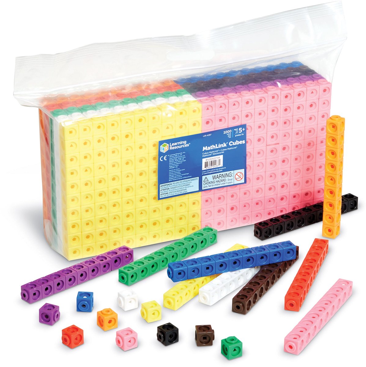 Lernressourcen mathlink® Würfel – Vorteilsset à 1000 Stück
