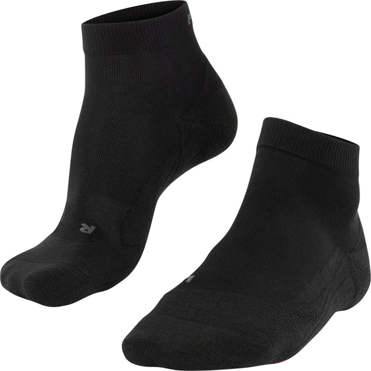 Falke go2 kurze Anti-Blasen-Baumwoll-Funktionsmaterial-Golfsocken Herren Schwarz - Größe 46-48