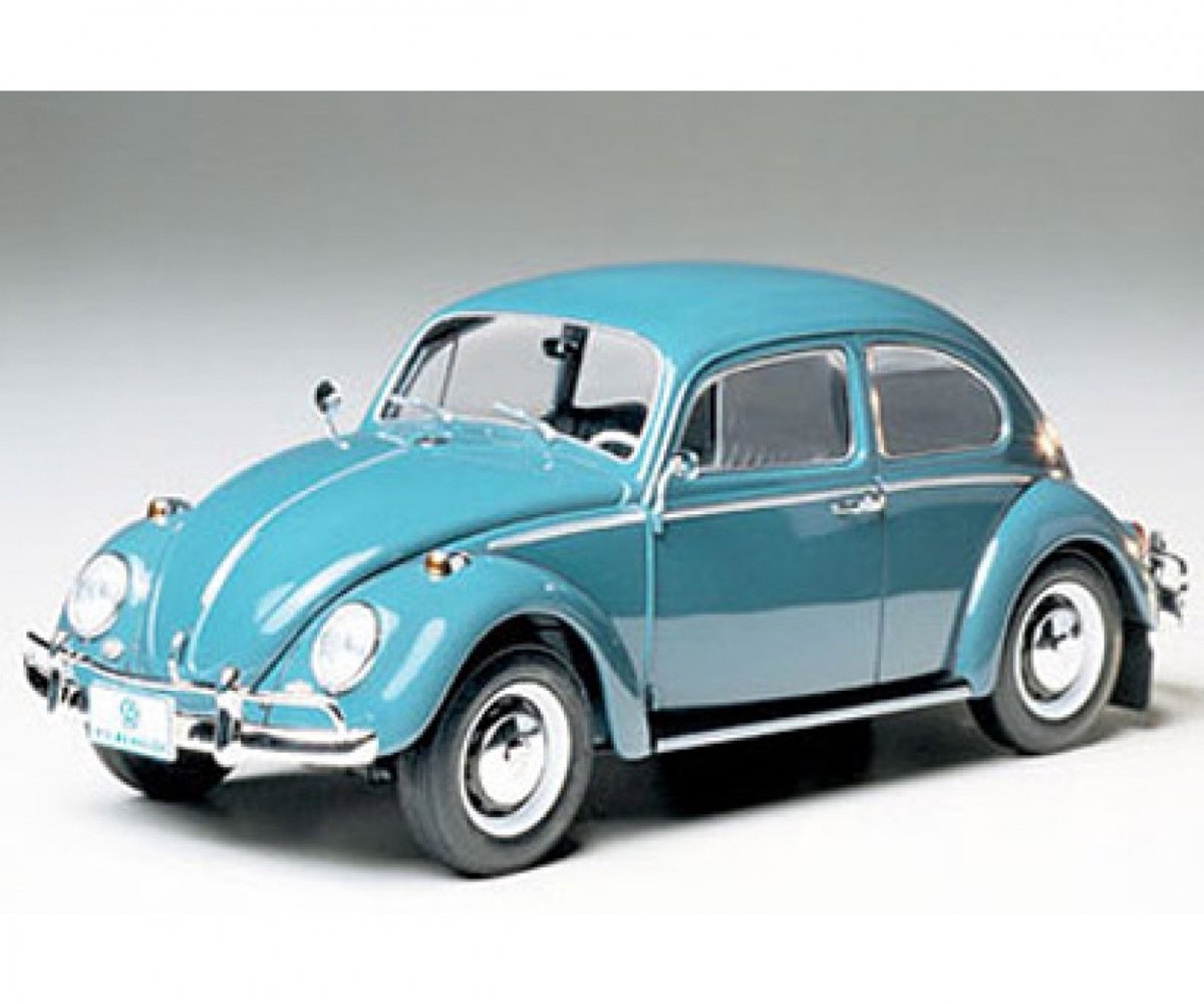 Tamiya Modellbausatzauto – 24136 Volkswagen Käfer 1300 1966 aus Kunststoff – 1:24 – Modellbau