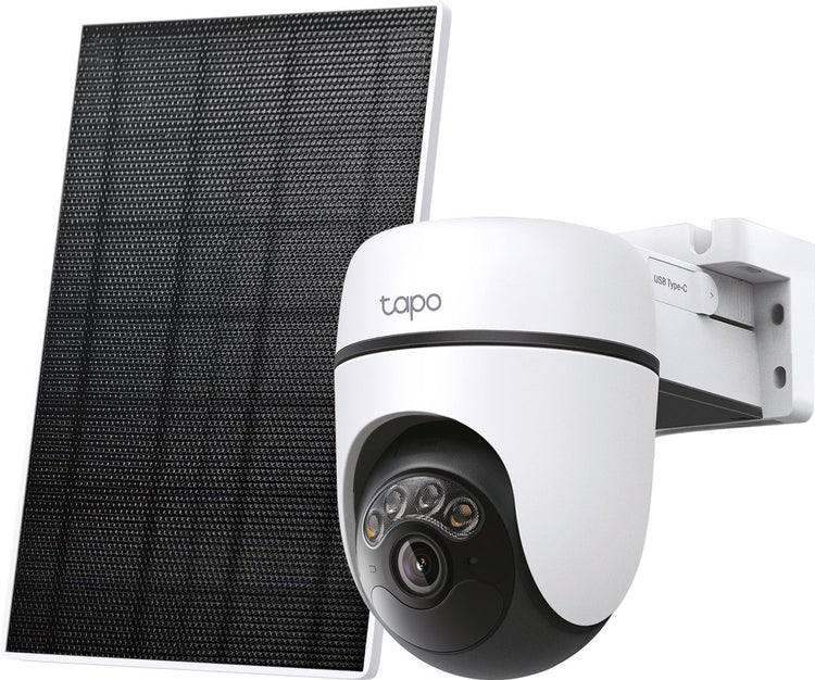Tp-Link Tapo C610 Outdoor-Überwachungskamera-Set mit Solarpanel – 2K 3 MP – IP65 – KI-Erkennung – WLAN-Kamera