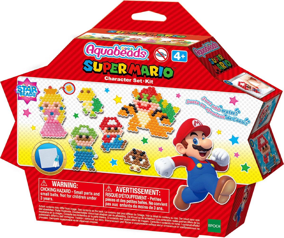 Epoch Aquabeads 31946 Super Mario Set mit Sternenperlen