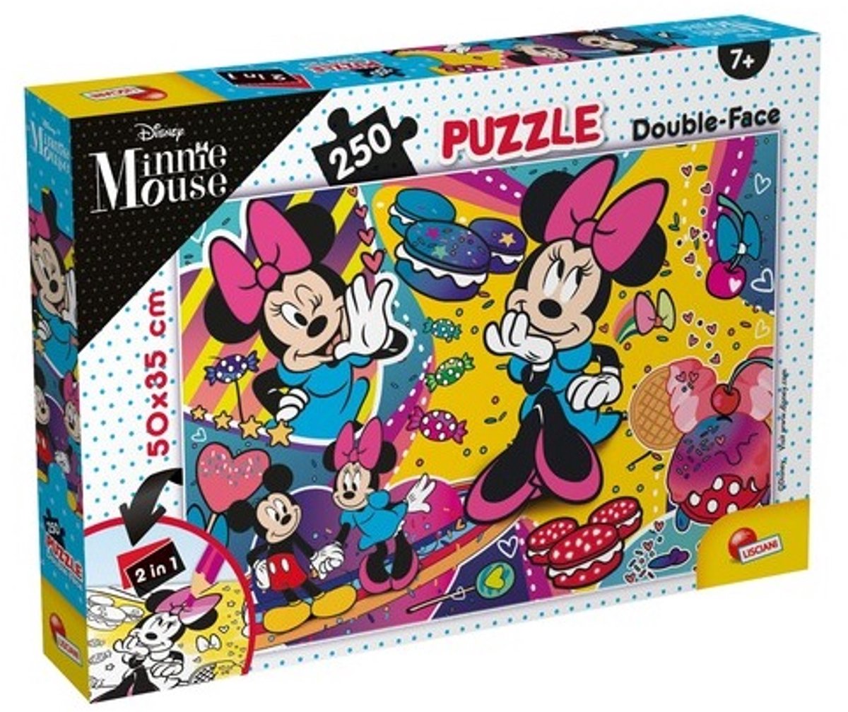 Disney Puzzle Dwustronne Minnie 250