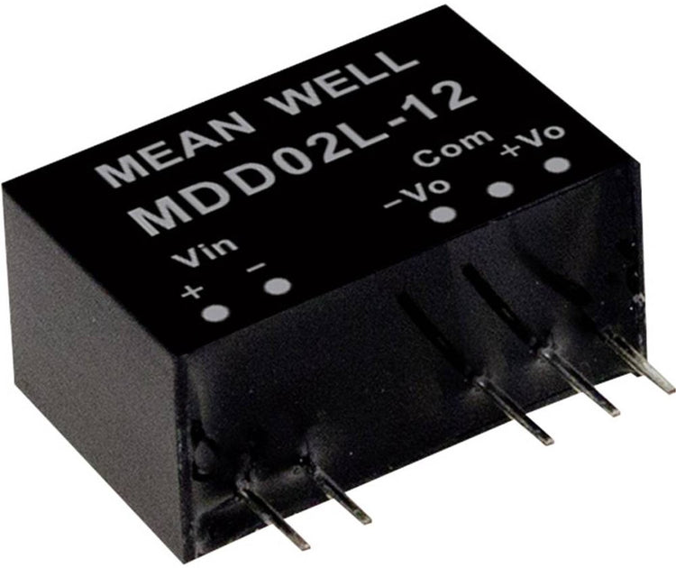 MW Mean Well MDD02N-15 DC-DC-Wandlermodul 67 MA 2 W Anzahl der Ausgänge: 2 x Inhalt 1 Stück