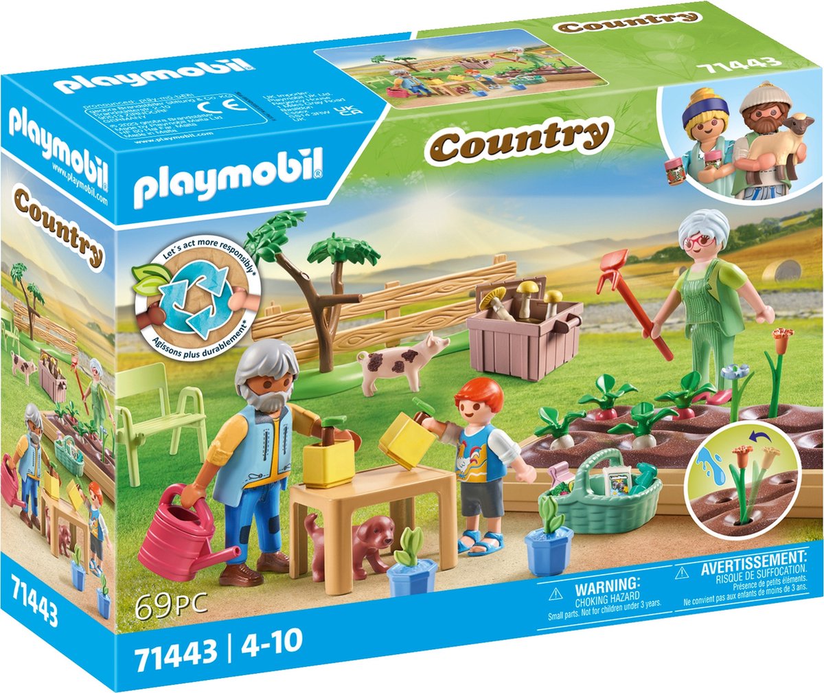 Spielmobil Country Idyllisch Gemüsegarten bei den Großeltern 71443