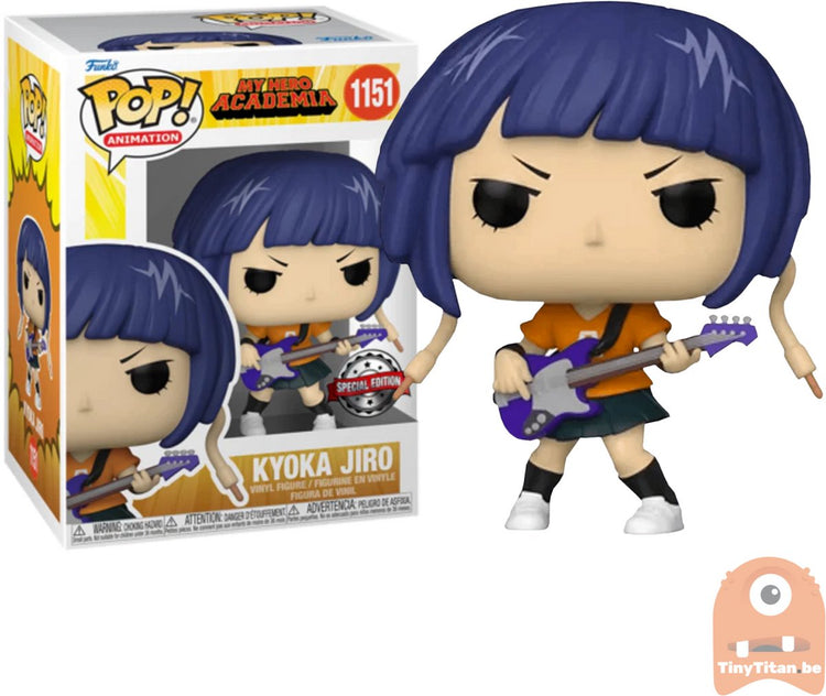 Funko, mein Held Academia – Pop! Animation Jirou mit Gitarre 9 cm Sammelfigur – mehrfarbig