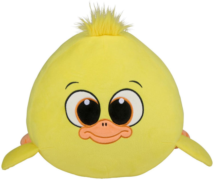 Eddy Toys Plüsch Ente Kuscheltier Tier 40 cm – Weiche Kuscheltier Ente mit großen Augen – Gelbes Kuscheltier für Baby und Kind – Ente Kuscheltier für Jungen und Mädchen – Süßes Tier Kuscheltier Geschenk