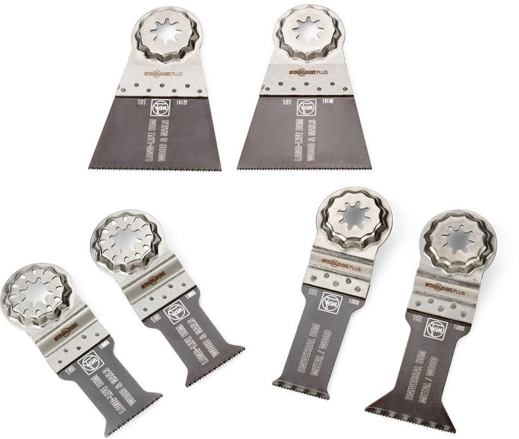 Fein Best of E-Cut SLP Holz+Metall 6-teiliges Sägeblatt-Set