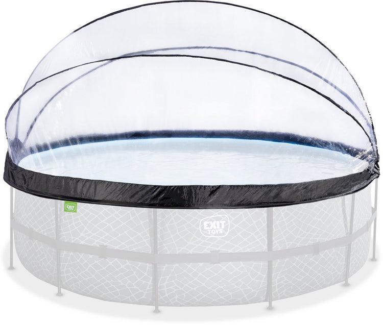 Exit Toys Exit Schwimmbadüberdachung Eco ø488cm – Schwimmbadüberdachung – Universal – Schwimmbadzubehör – Wetterfest