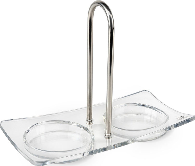 Peugeot Linea Halter Salz- und Pfeffermühle 15 cm – transparent – Acryl