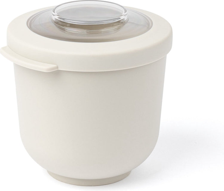 Amuse Tylla Hafer – 500 ml – Lunchbox – Lunchbox – Schüssel mit Deckel – perfekt verschließbarer Frischhaltebehälter – Snackbox für unterwegs – BPA-frei – Beige
