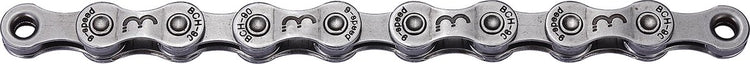 BBB Cycling Powerline Fahrradkette – 9-Gang-Fahrradkette Rennrad – 114 Glieder – Grau – BCH-90