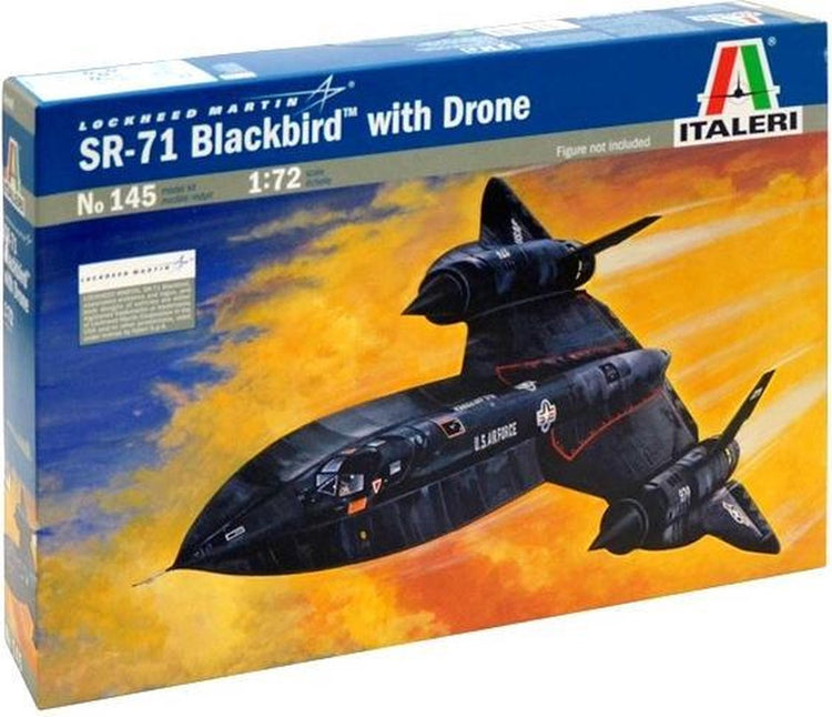 Italeri SR-71 Blackbird mit Drohne – Militärflugzeug – 1:72
