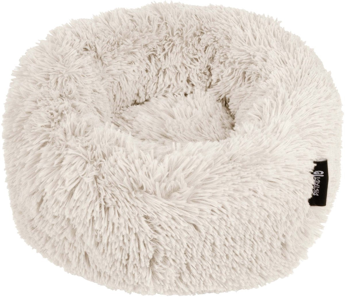 District 70 Fuzz Donut Hundebett – Merengue – klein ø 45 cm