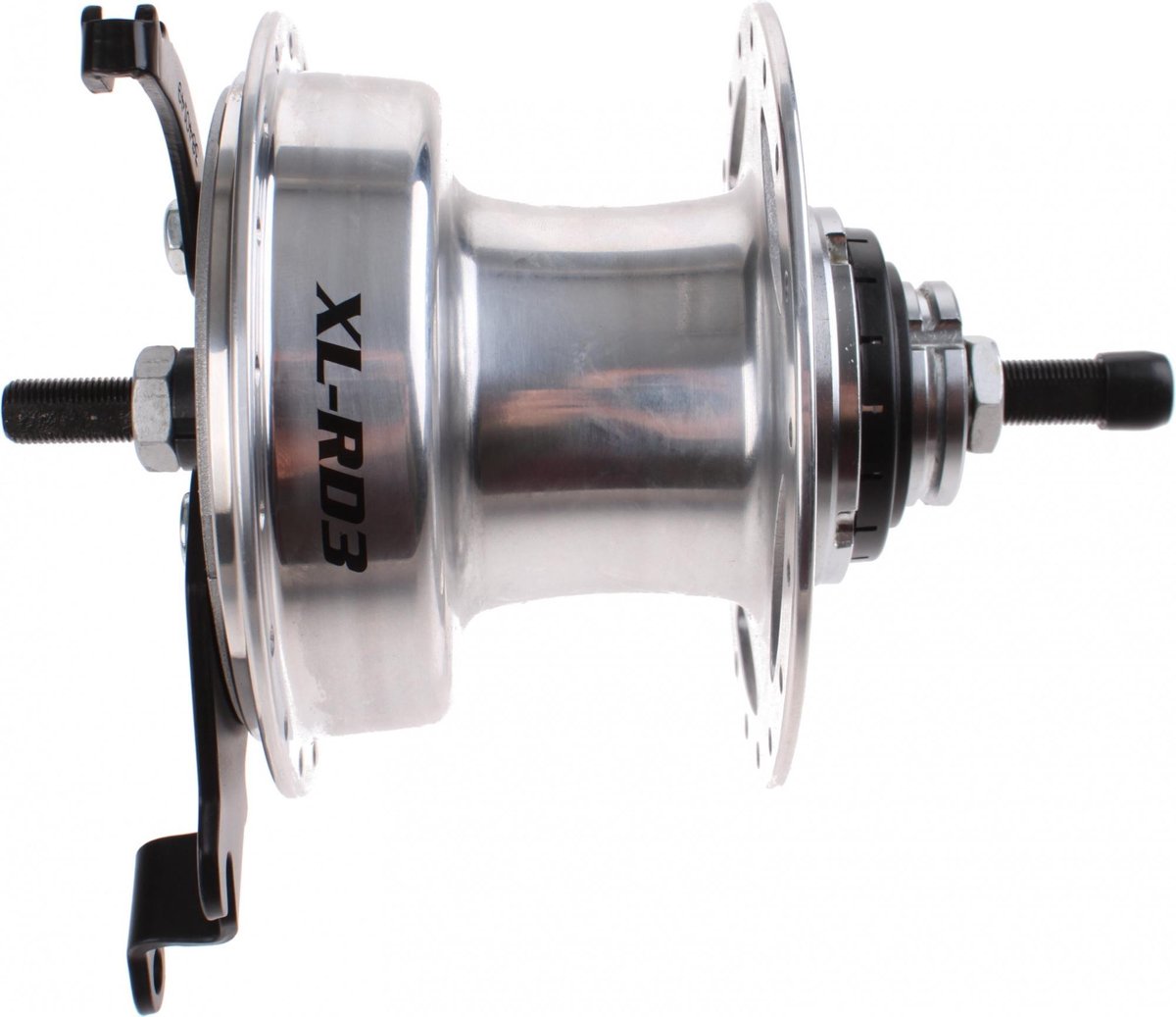 Gear Hub 3 Geschwindigkeit Sturmey Archer XL -Rd3 90 mm Drum Bremsnabe - 36 Löcher - Silber