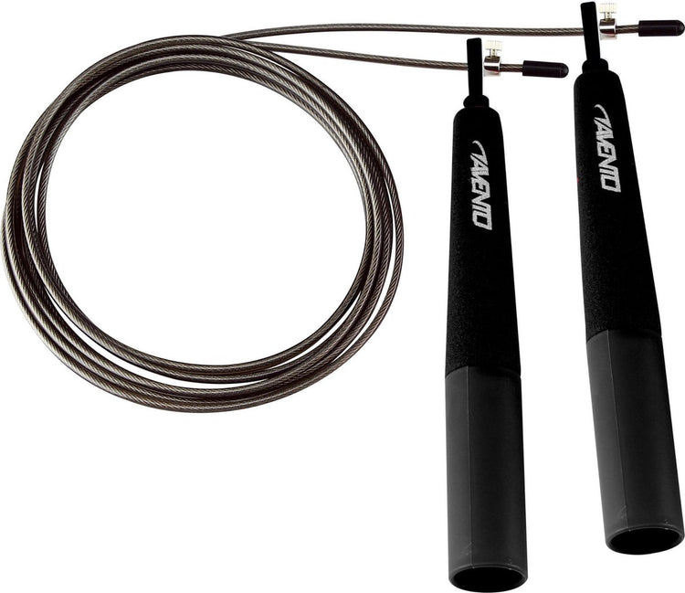 Avento Springseil Stahl - Speed Grip - Schwarz