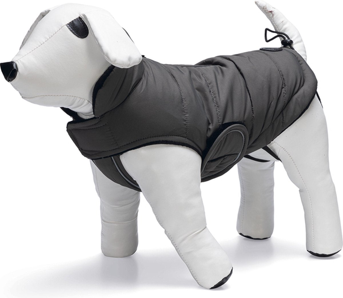 Entworfen von Lotte Zhanti – Hundemantel – Grau – 32 cm